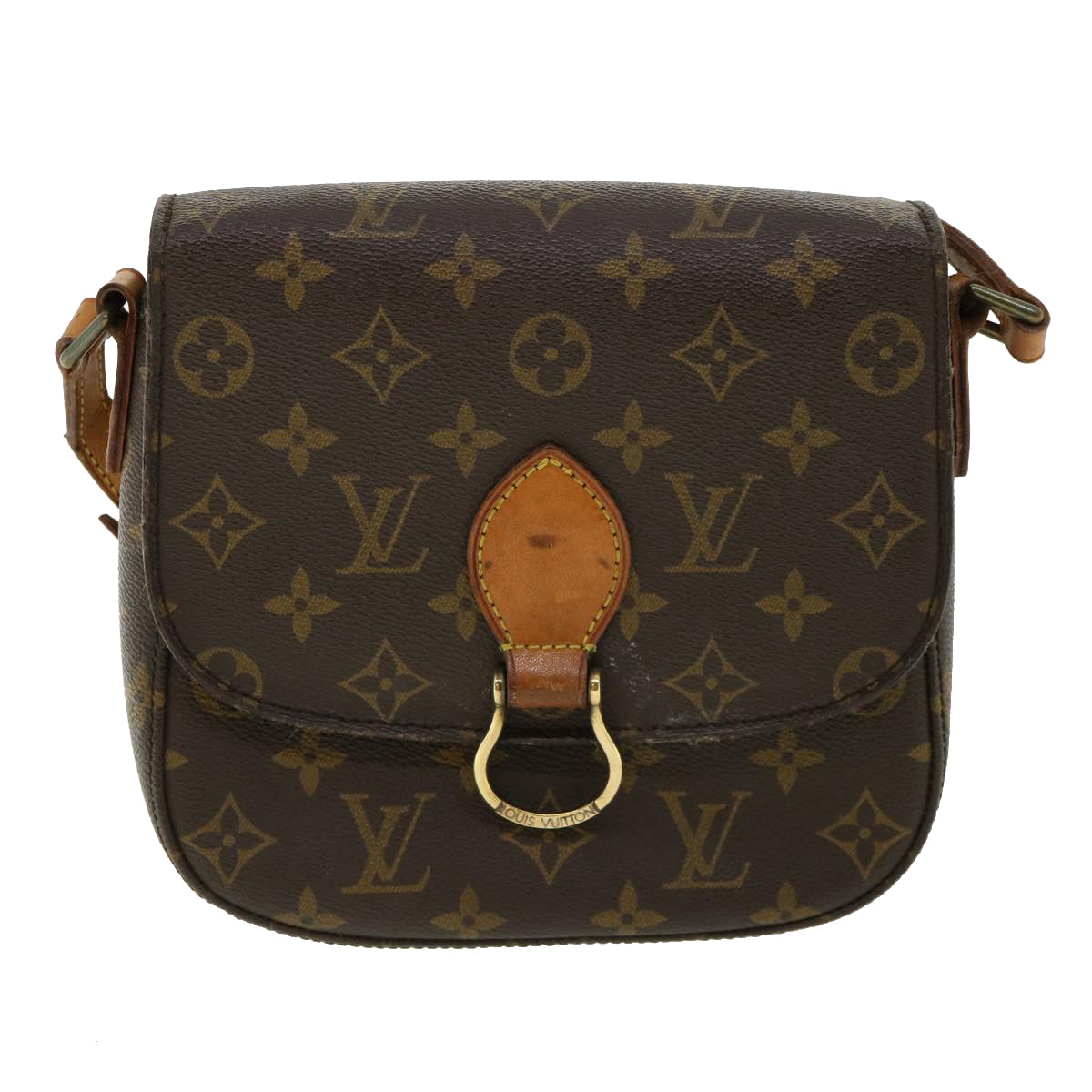 LOUIS VUITTON Monogram Saint Cloud PM Shoulder Bag M51244 LV ep178