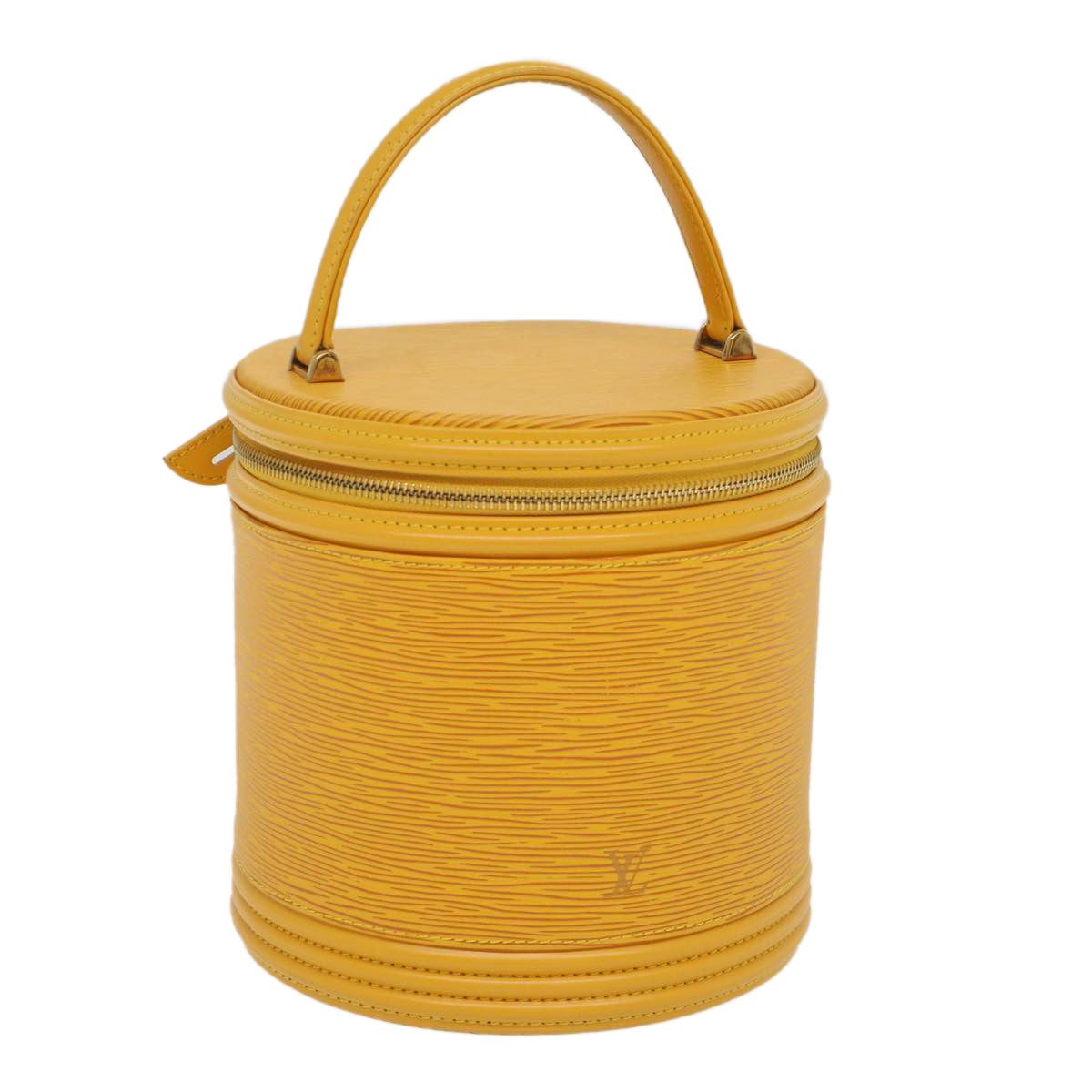 LOUIS VUITTON Epi Cannes Hand Bag Yellow M48039 LV ep1781