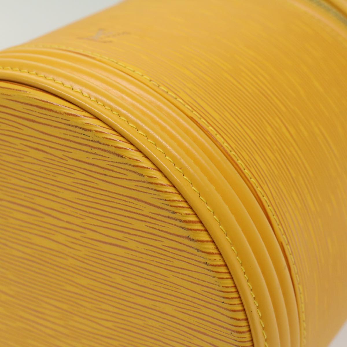 LOUIS VUITTON Epi Cannes Hand Bag Yellow M48039 LV ep1781