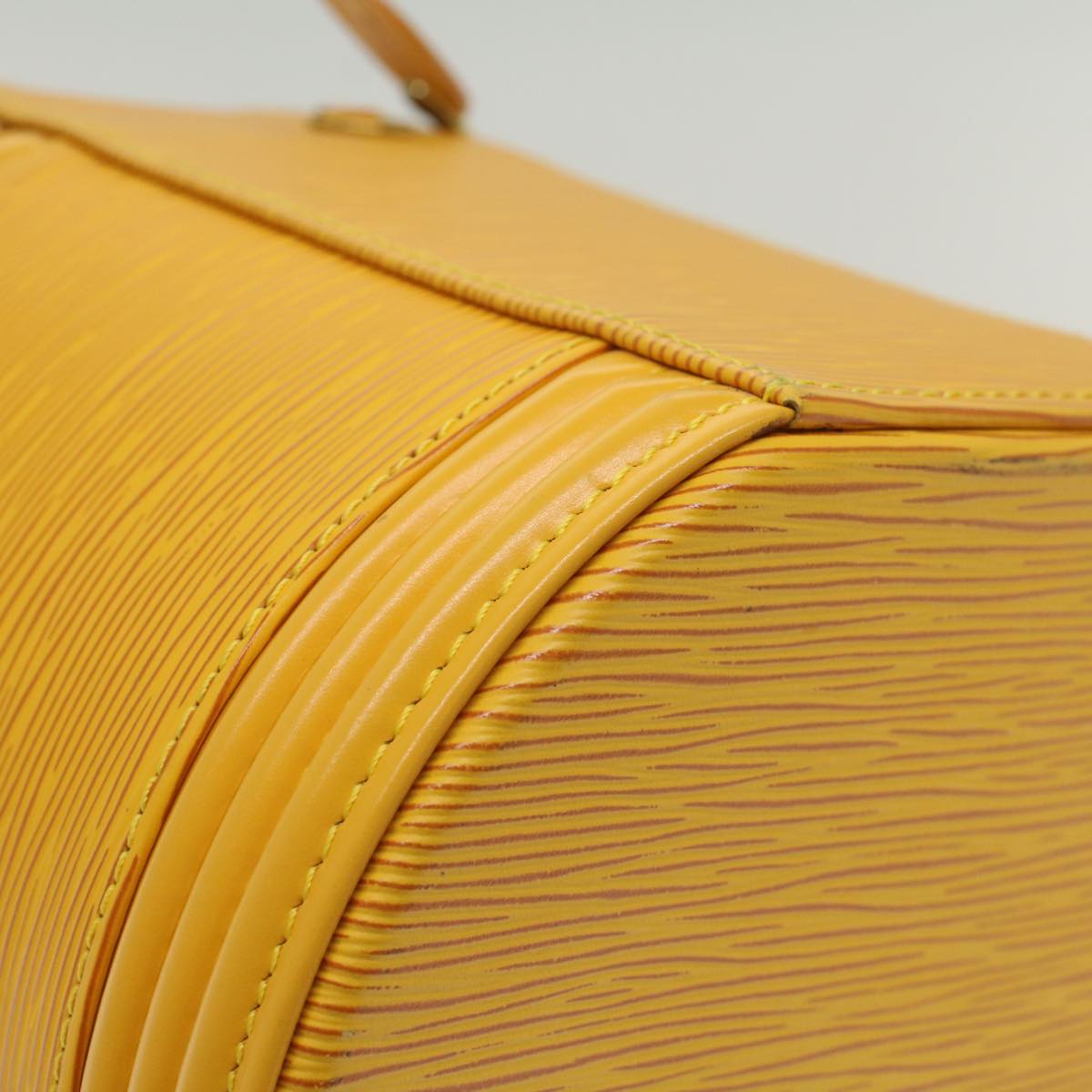 LOUIS VUITTON Epi Cannes Hand Bag Yellow M48039 LV ep1781