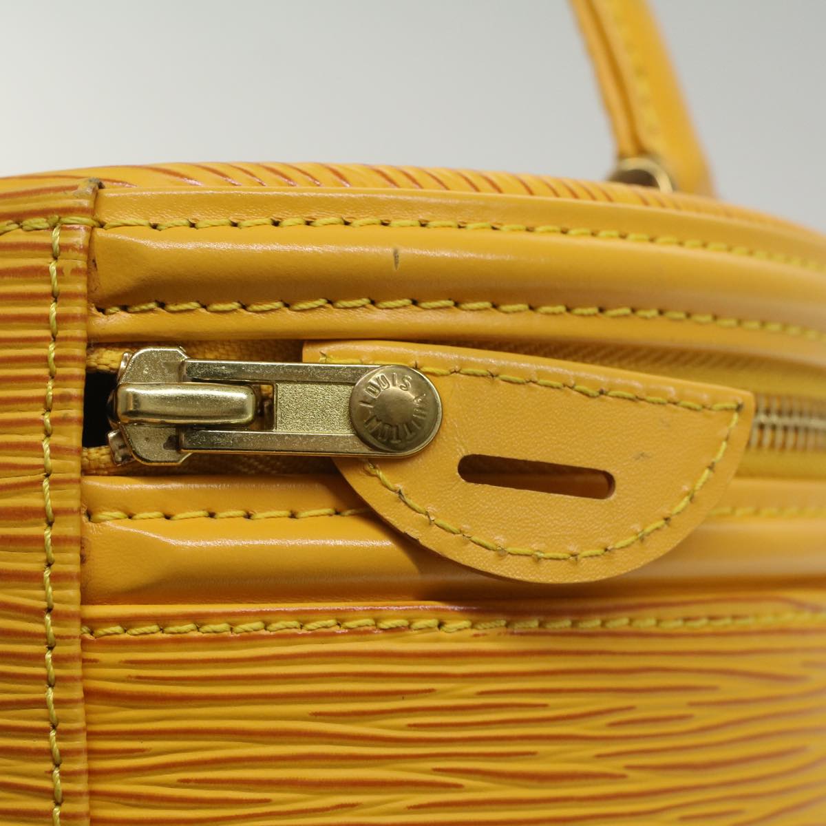 LOUIS VUITTON Epi Cannes Hand Bag Yellow M48039 LV ep1781