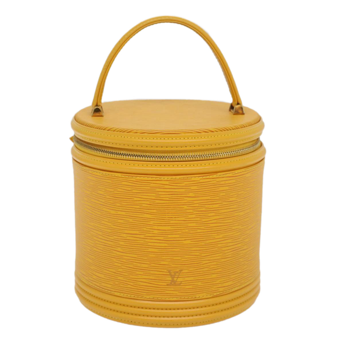 LOUIS VUITTON Epi Cannes Hand Bag Yellow M48039 LV ep1781