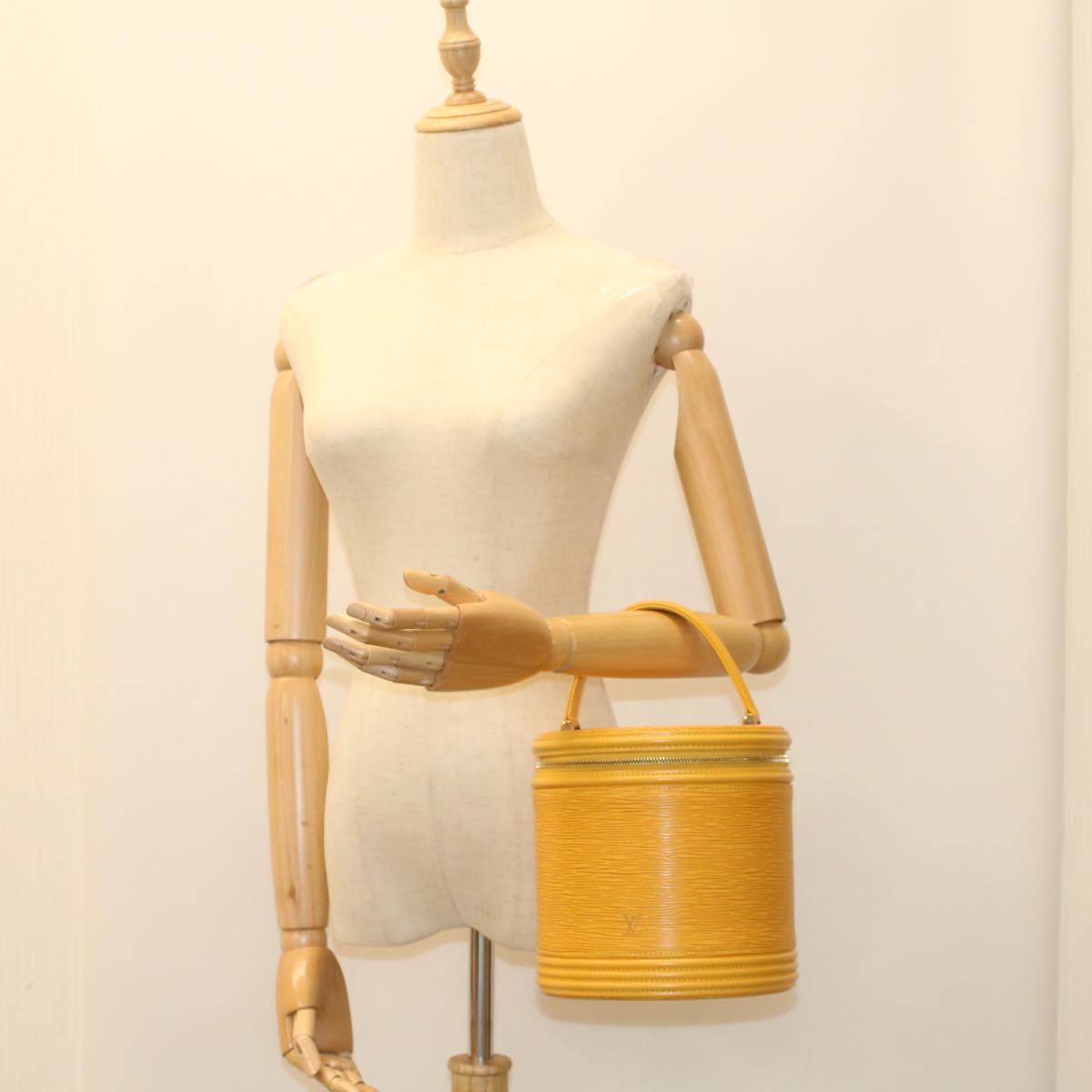 LOUIS VUITTON Epi Cannes Hand Bag Yellow M48039 LV ep1781