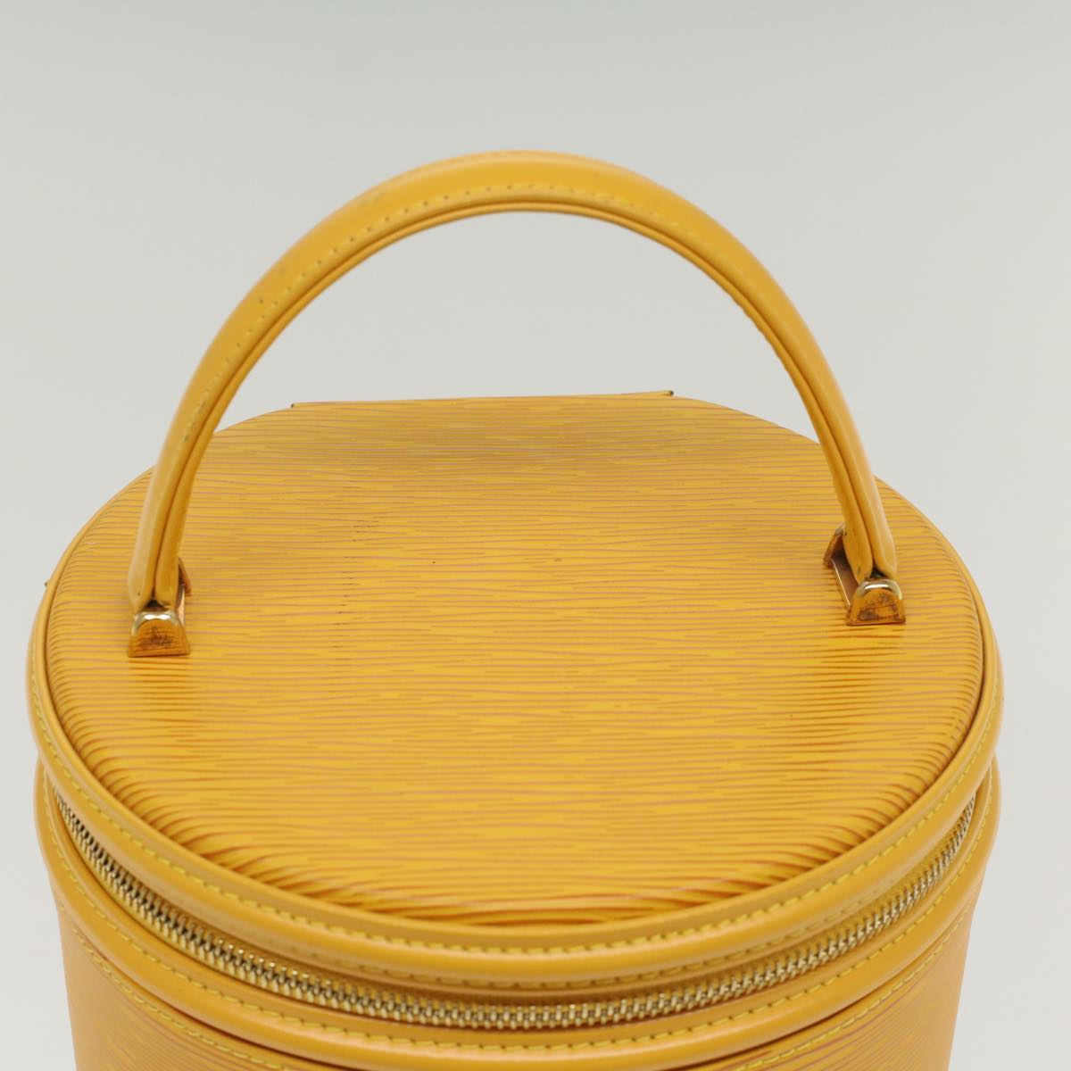 LOUIS VUITTON Epi Cannes Hand Bag Yellow M48039 LV ep1781
