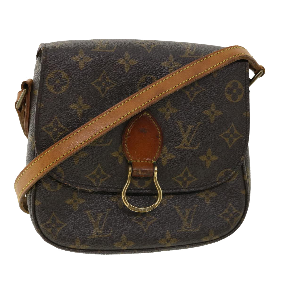 LOUIS VUITTON Monogram Saint Cloud PM Shoulder Bag M51244 LV ep179