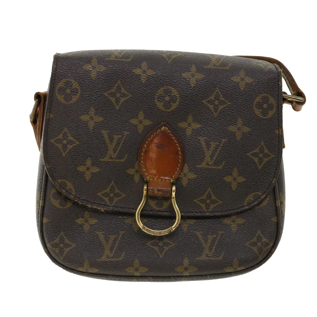 LOUIS VUITTON Monogram Saint Cloud PM Shoulder Bag M51244 LV ep179