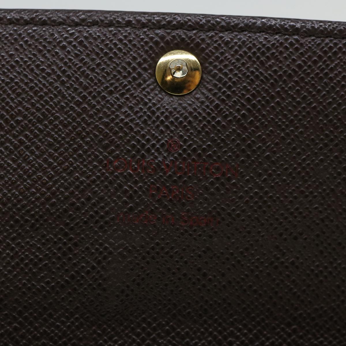 LOUIS VUITTON Damier Ebene Portefeuille Sarah Long Wallet N61734 LV ep1792