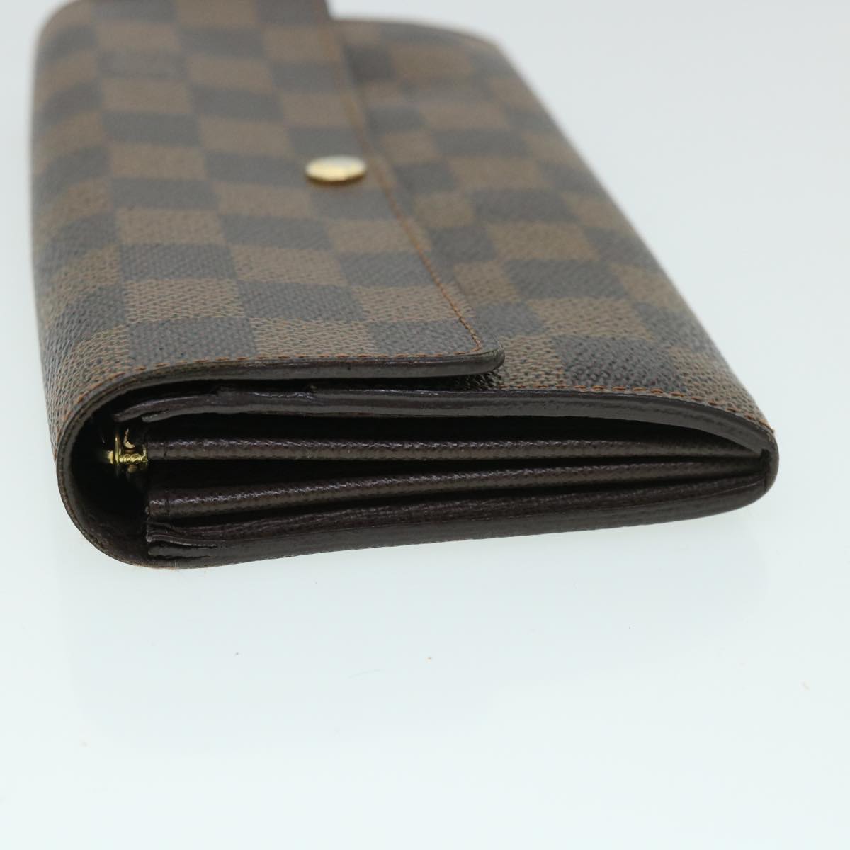 LOUIS VUITTON Damier Ebene Portefeuille Sarah Long Wallet N61734 LV ep1792