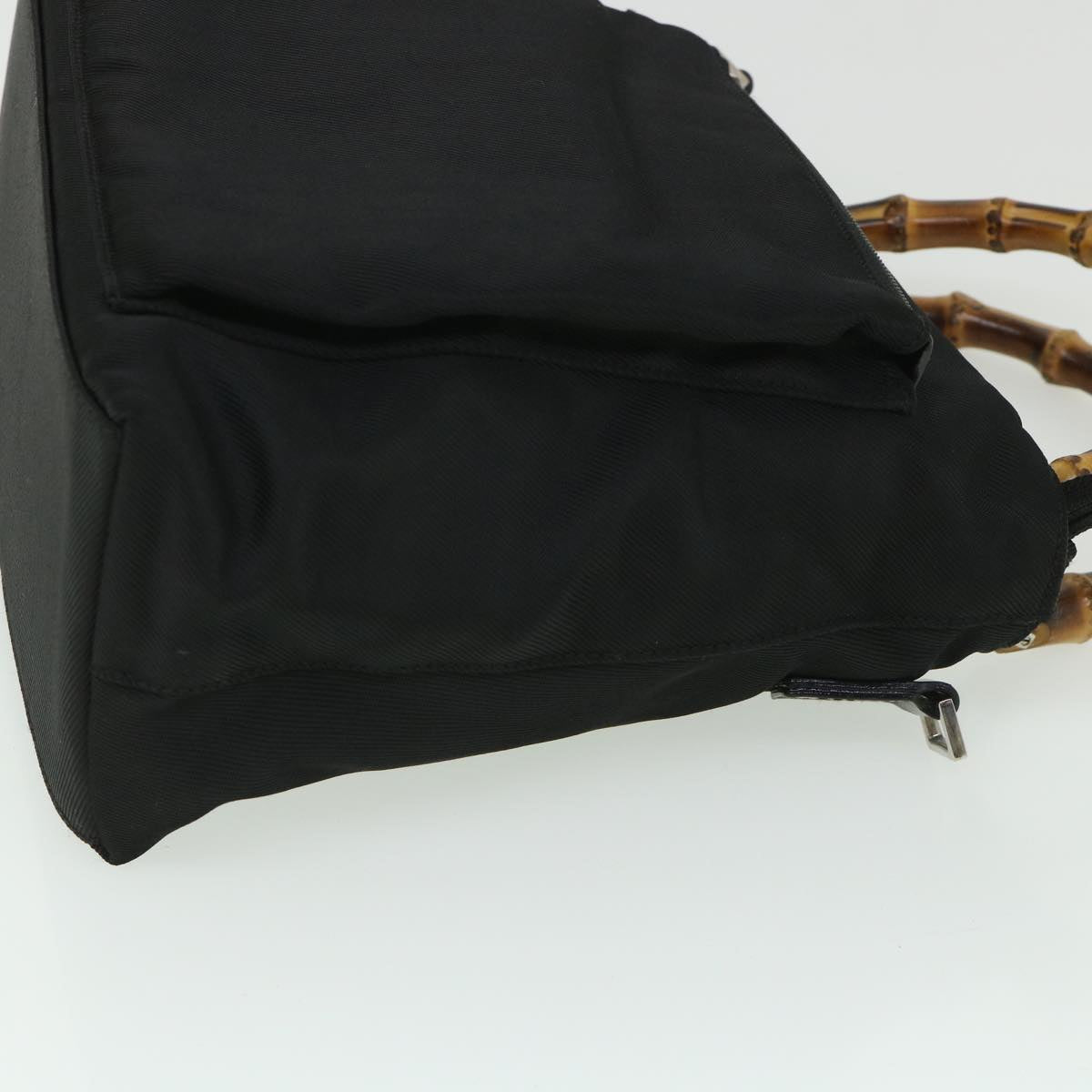 Luxury Gucci Bamboo Hand Bag Nylon 2way Black 002 2058 0508 5  ep1817