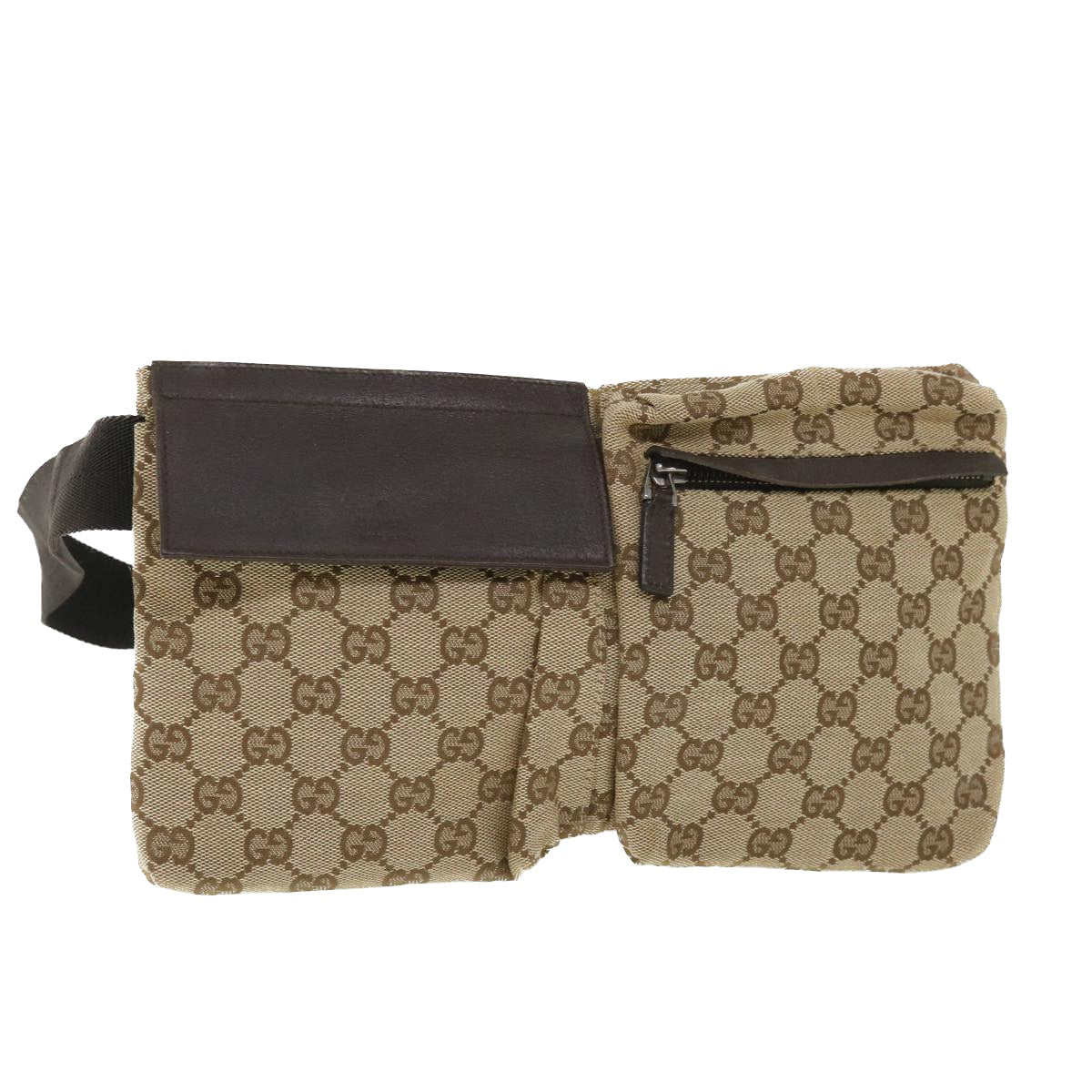 Luxury Gucci GG Canvas Waist bag Beige 28566  ep1843