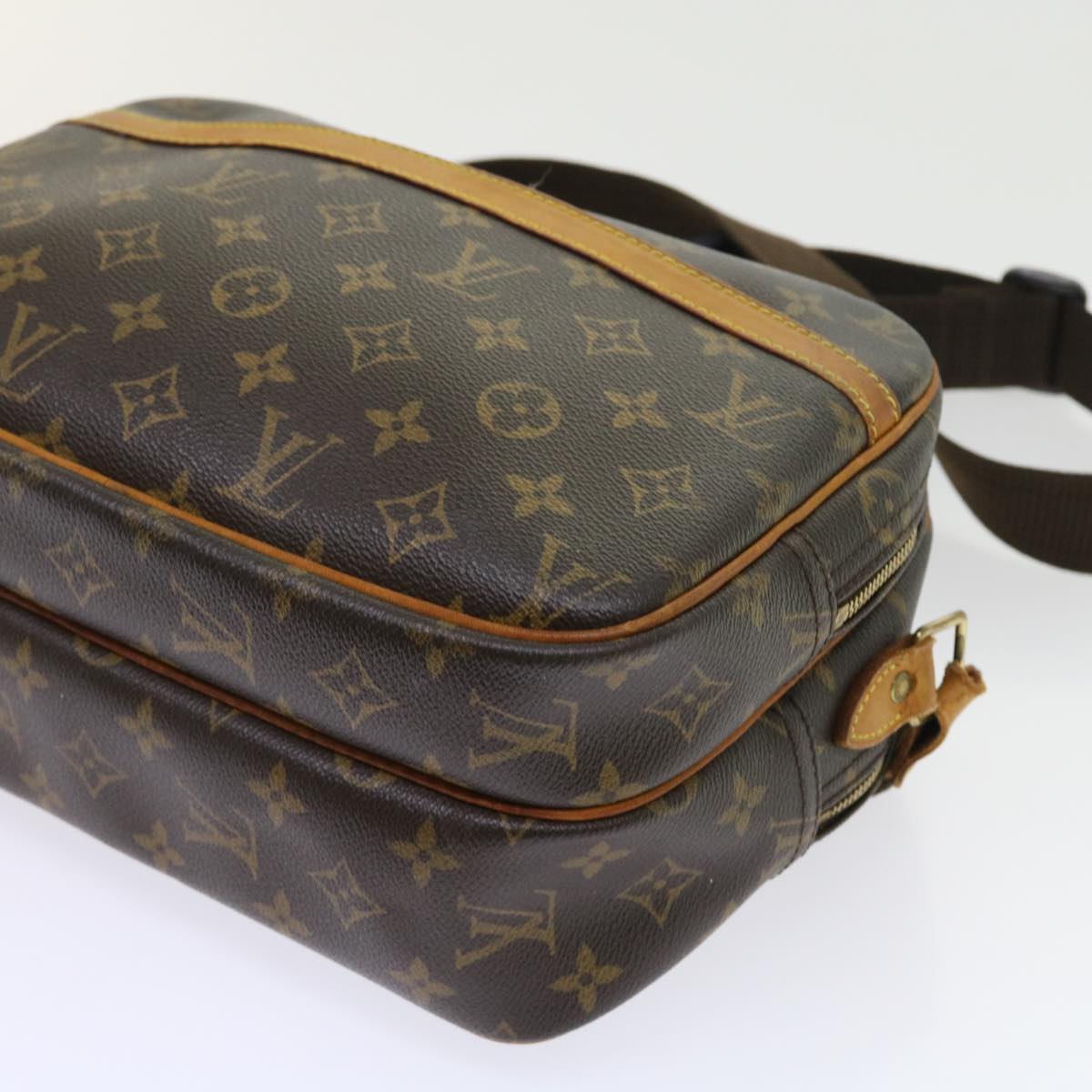 LOUIS VUITTON Monogram Reporter PM Shoulder Bag M45254 LV ep1857