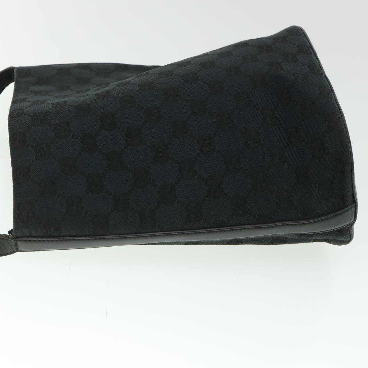 Luxury Gucci GG Canvas Shoulder Bag Black 001 4286  ep1868