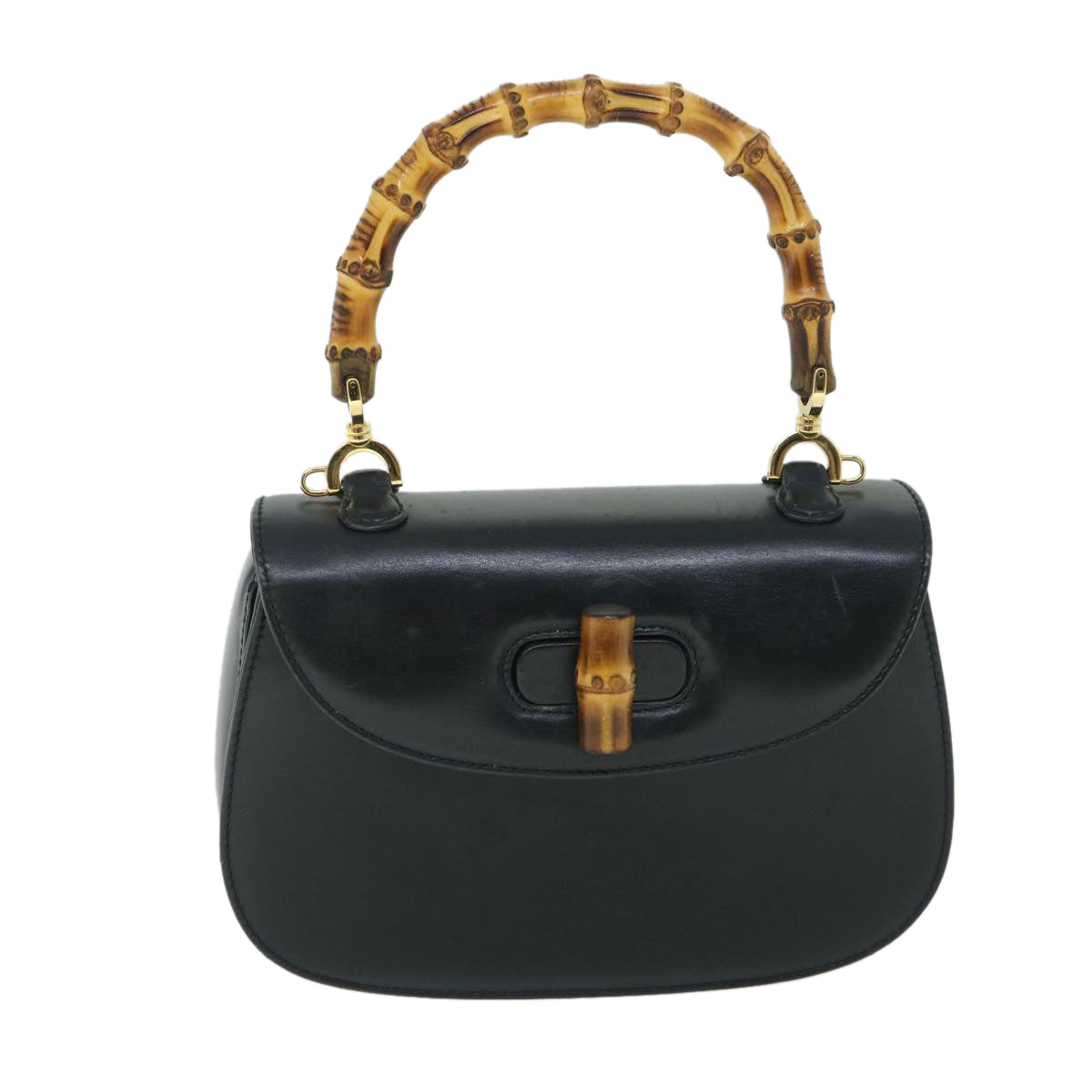 Luxury Gucci Bamboo Hand Bag Leather Black 000 2040 0188  ep1870