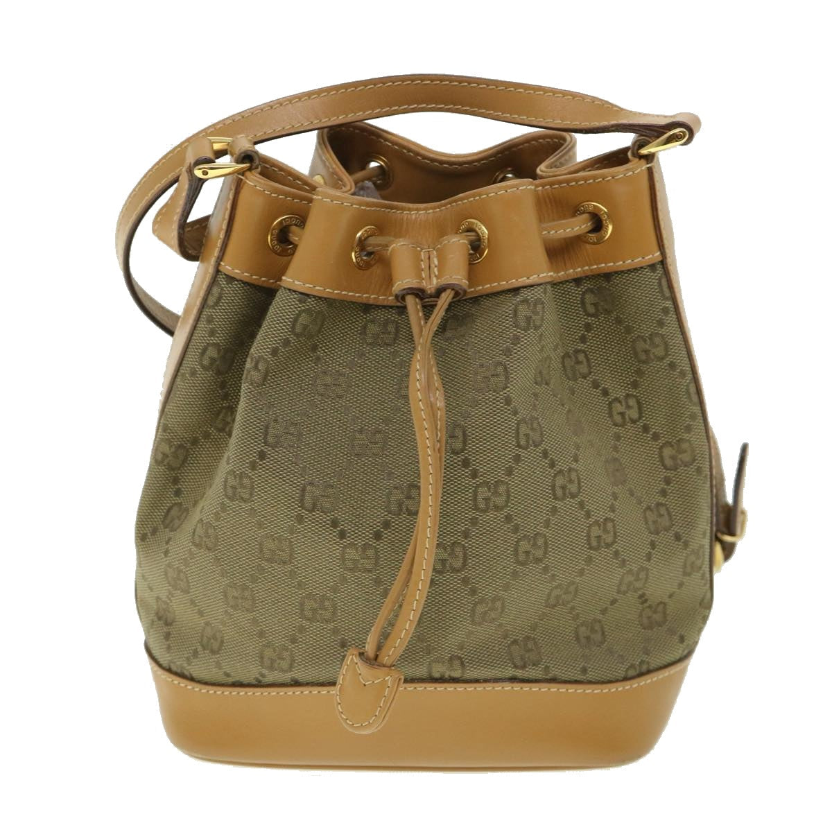 Luxury Gucci GG Canvas Shoulder Bag Khaki Brown  ep1871