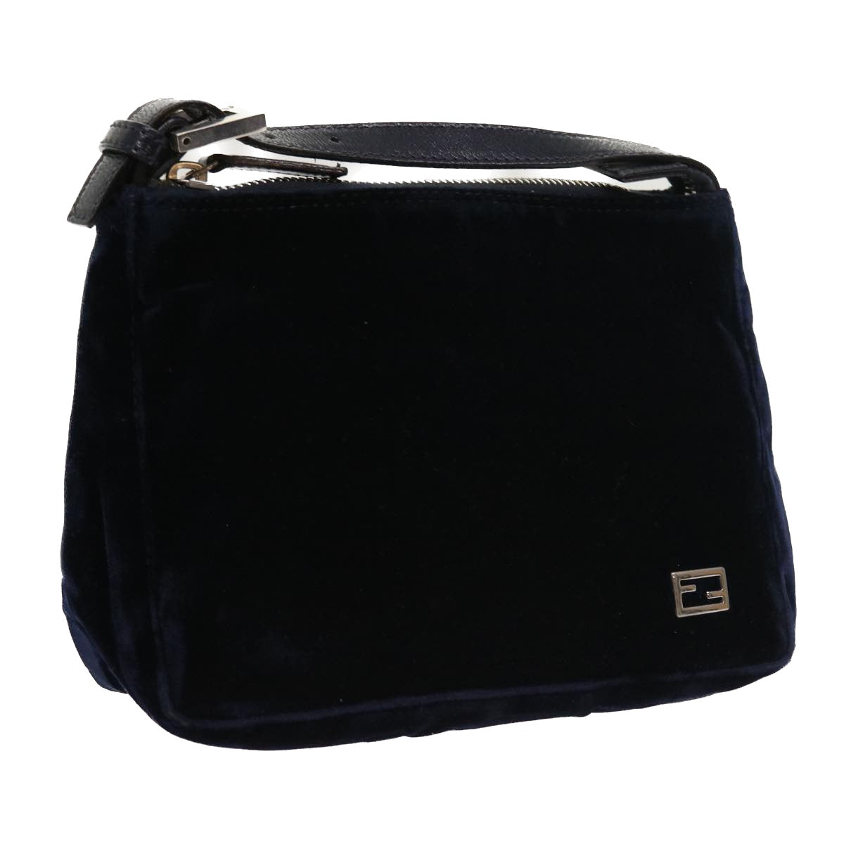 Luxury FendiHand Bag Velor Navy 2308 26580 089ep1889