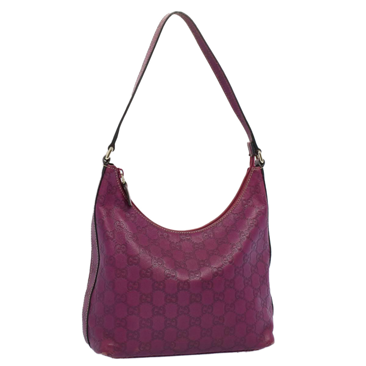 Luxury Gucci GG Canvas Guccissima Shoulder Bag Purple 257282  ep1894