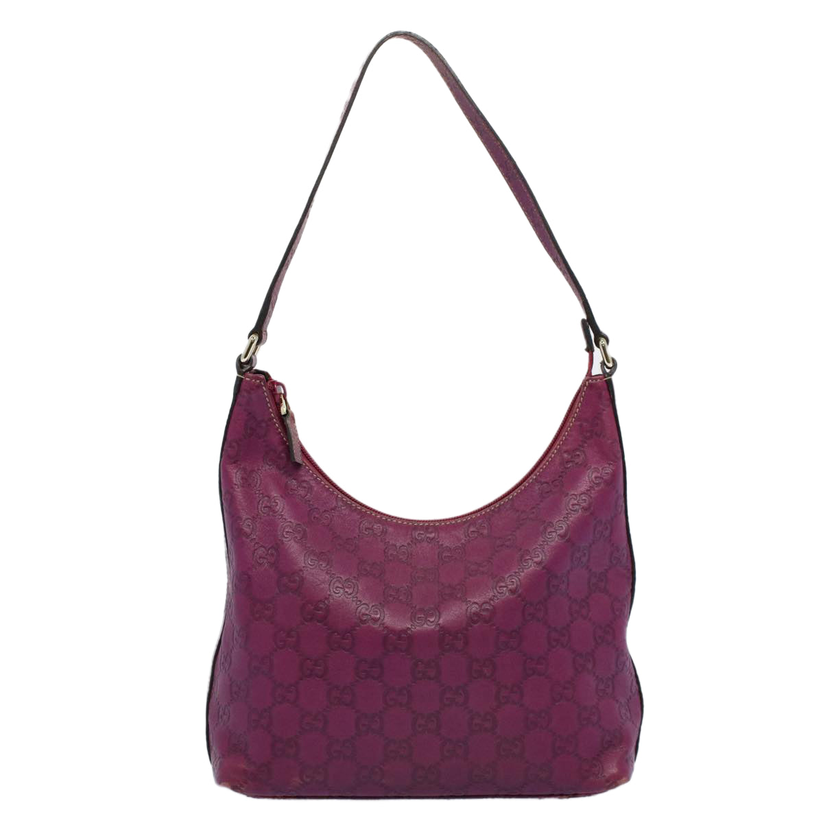 Luxury Gucci GG Canvas Guccissima Shoulder Bag Purple 257282  ep1894