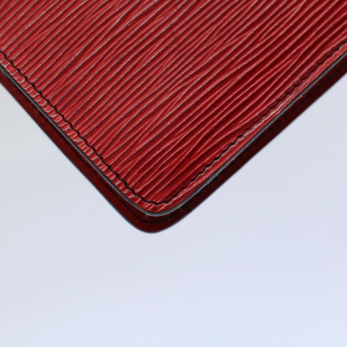 LOUIS VUITTON Epi Montaigne Clutch Bag Red M52657 LV ep1920