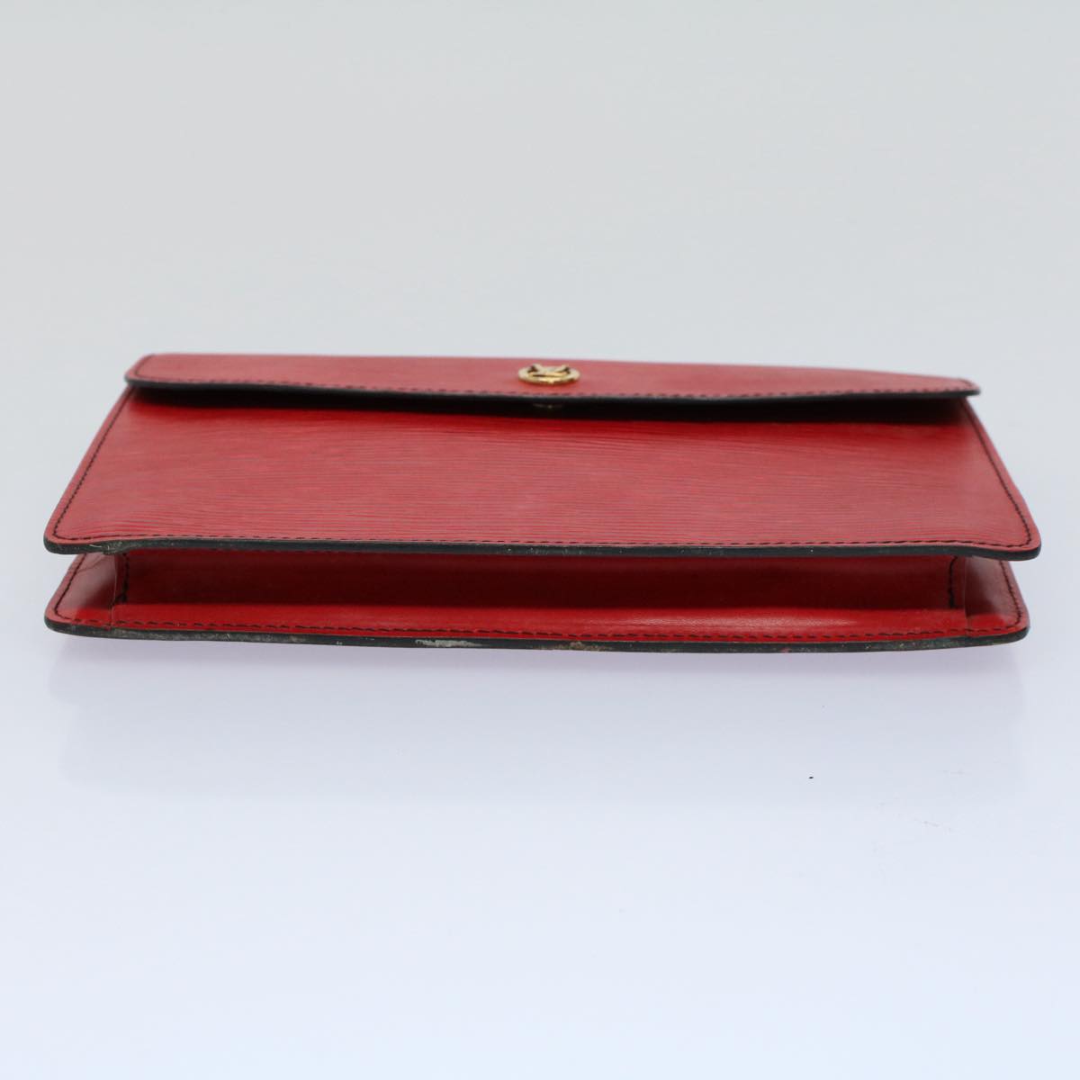 LOUIS VUITTON Epi Montaigne Clutch Bag Red M52657 LV ep1920