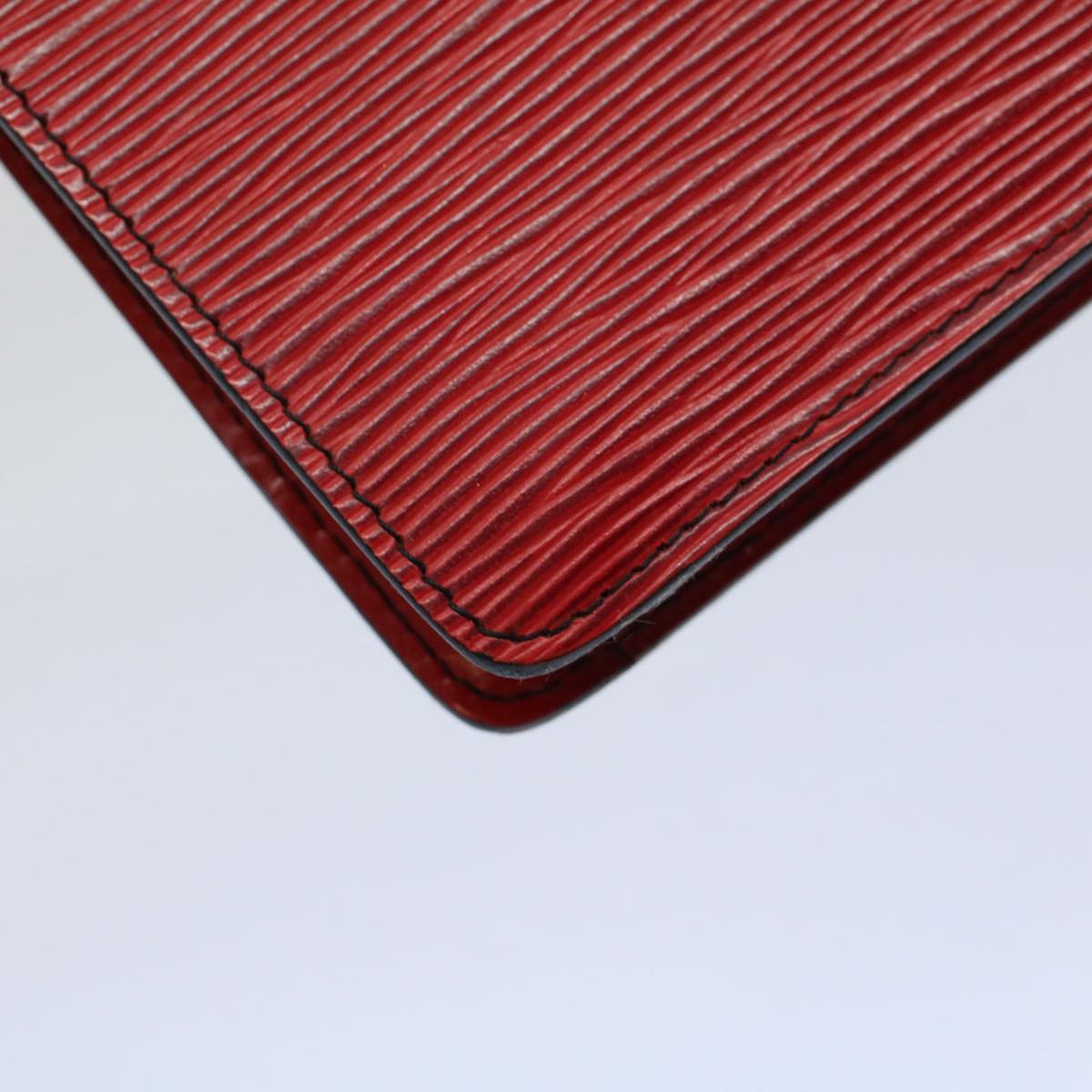 LOUIS VUITTON Epi Montaigne Clutch Bag Red M52657 LV ep1920