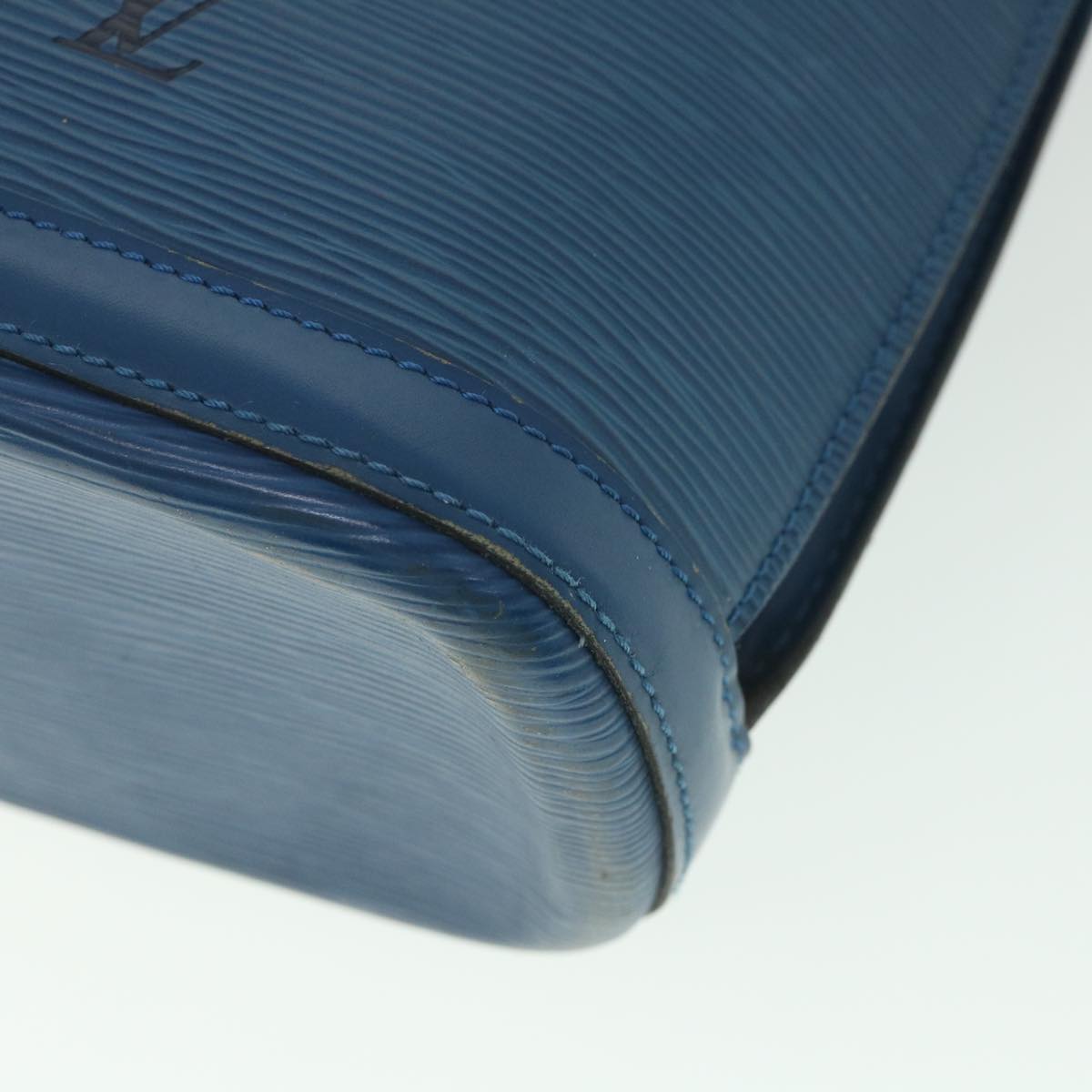 LOUIS VUITTON Epi Lussac Shoulder Bag Blue M52285 LV ep1934
