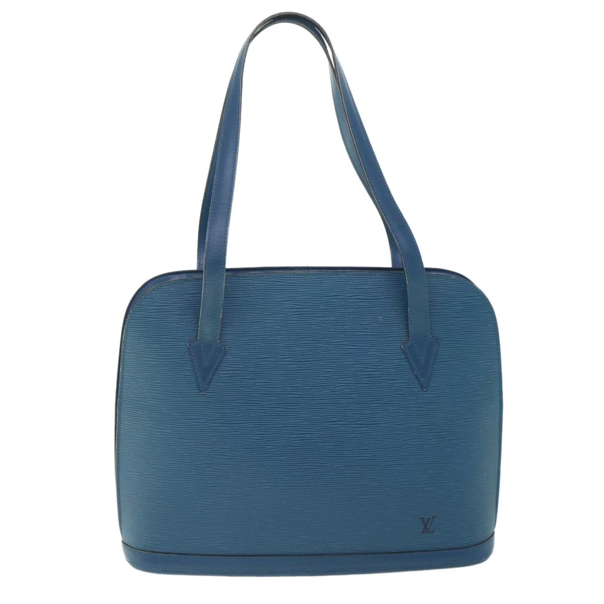 LOUIS VUITTON Epi Lussac Shoulder Bag Blue M52285 LV ep1934