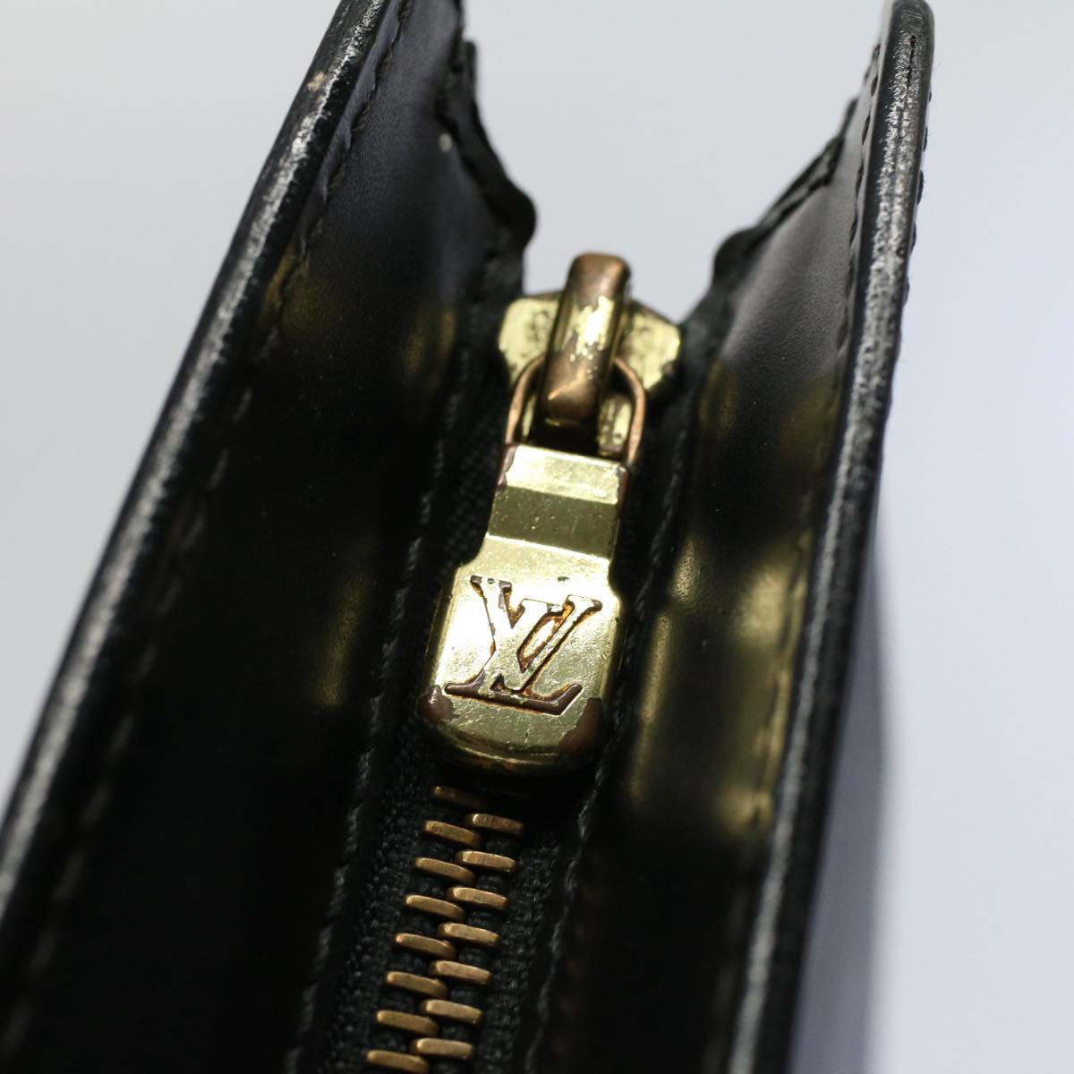 LOUIS VUITTON Epi Pochette Homme Clutch Bag Black M52522 LV ep1941