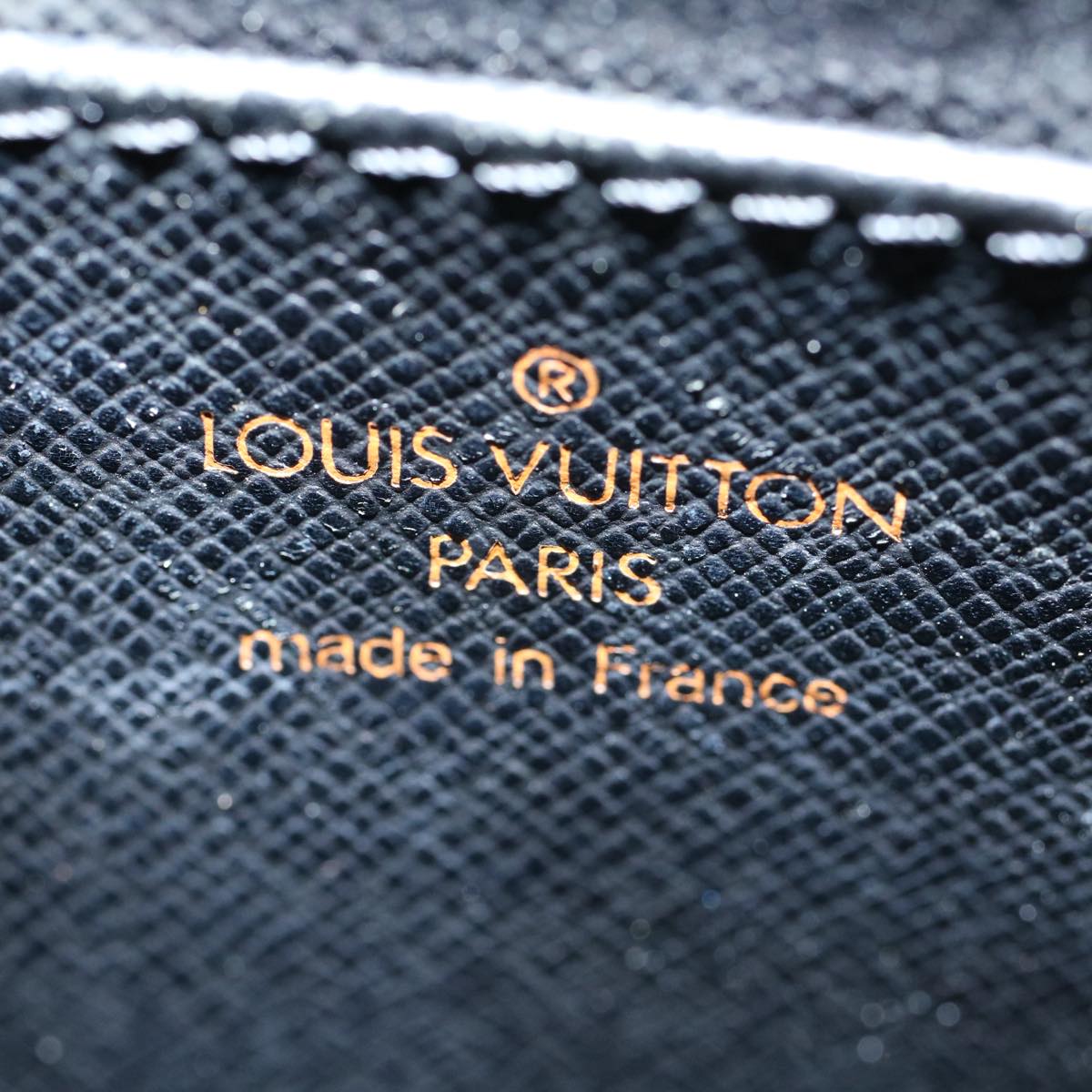 LOUIS VUITTON Epi Pochette Homme Clutch Bag Black M52522 LV ep1941