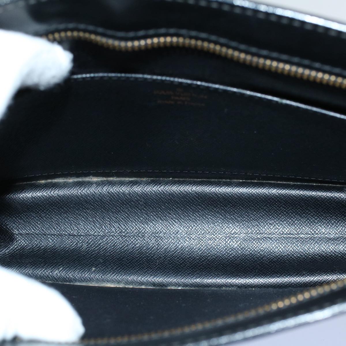 LOUIS VUITTON Epi Pochette Homme Clutch Bag Black M52522 LV ep1941