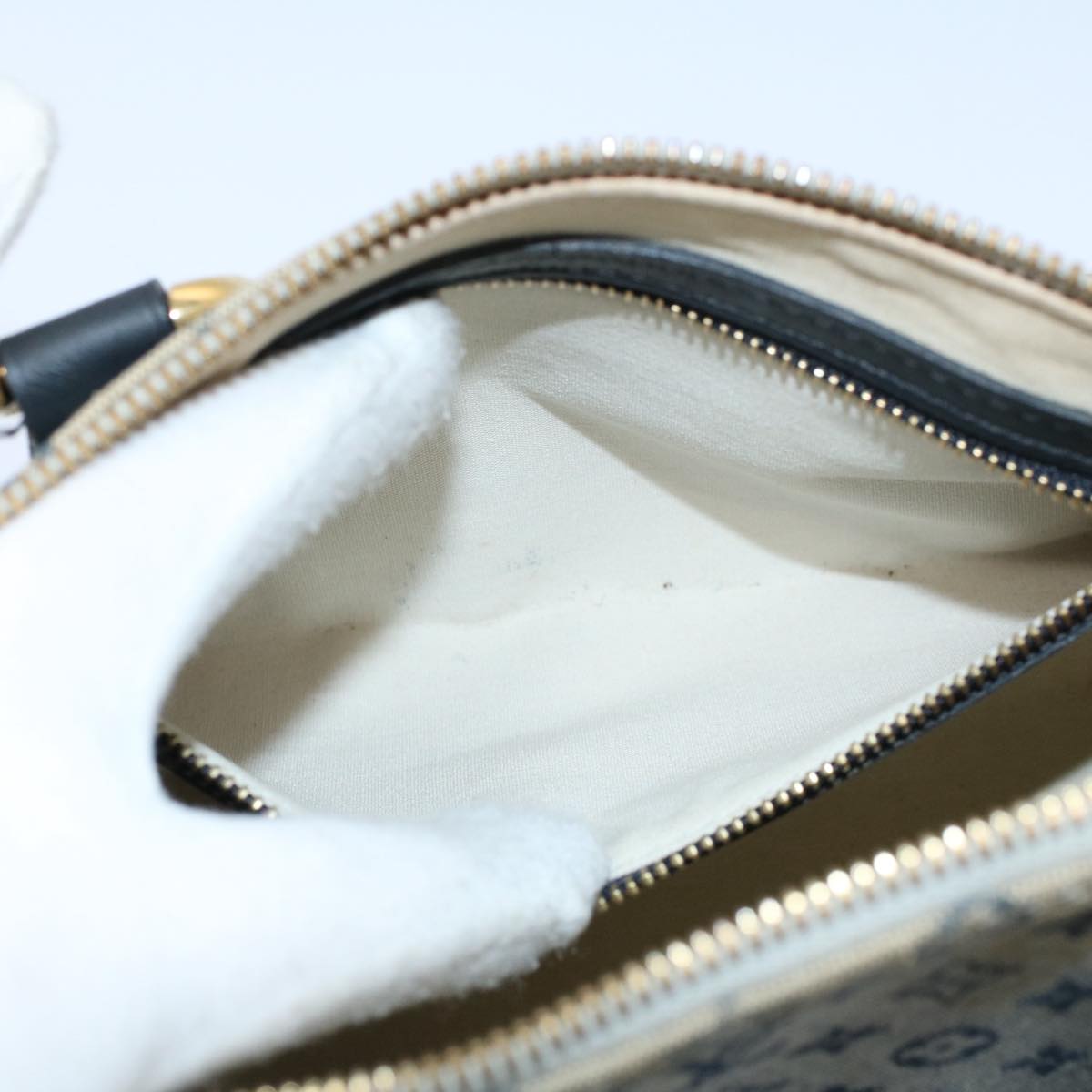 LOUIS VUITTON Monogram Mini Alma Ron Hand Bag Blue M92205 LV ep1952