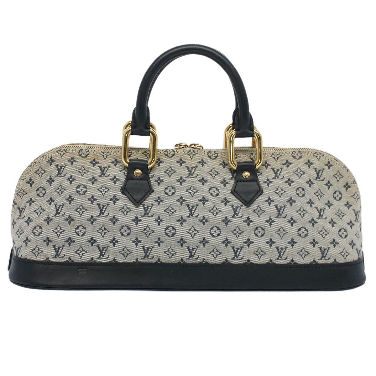LOUIS VUITTON Monogram Mini Alma Ron Hand Bag Blue M92205 LV ep1952