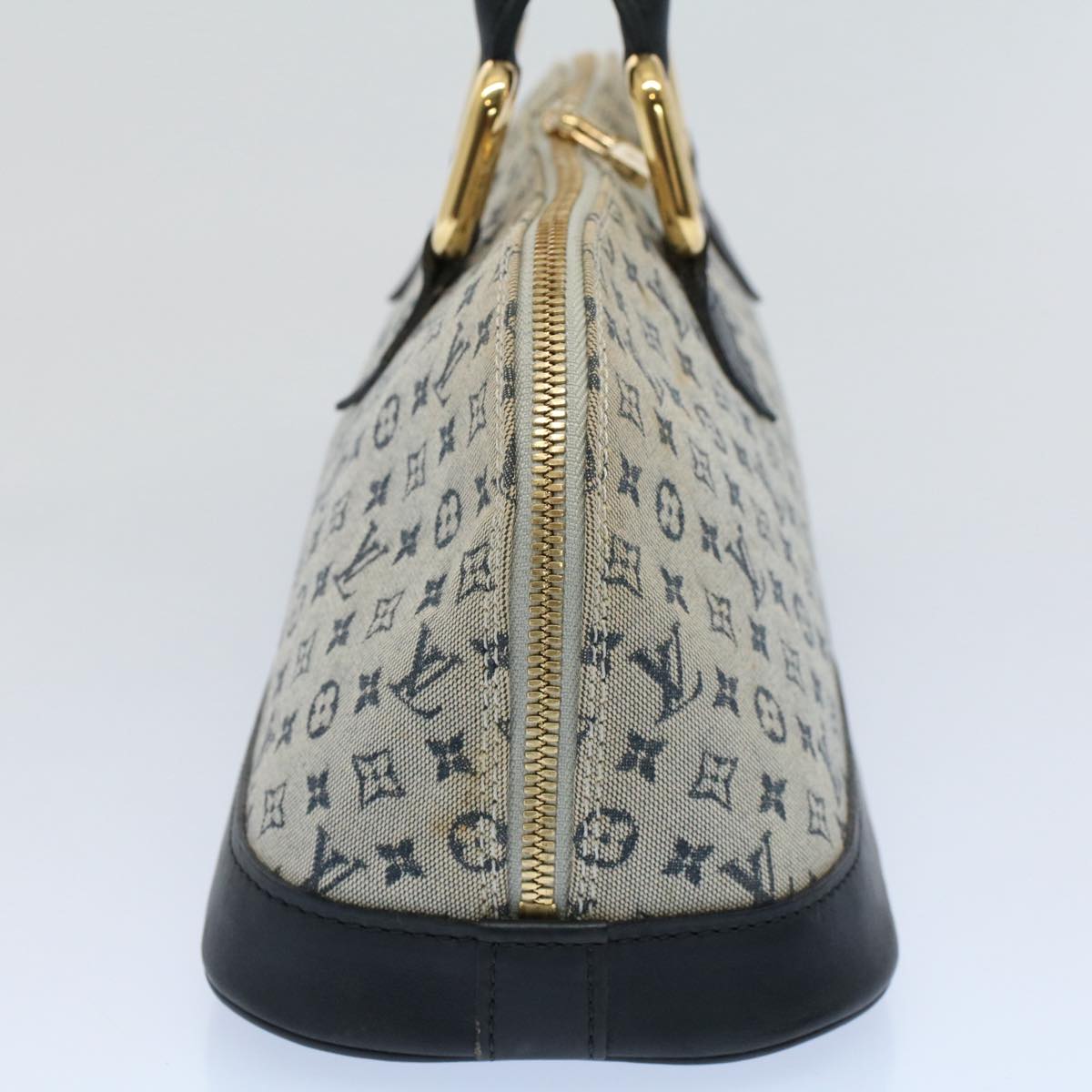 LOUIS VUITTON Monogram Mini Alma Ron Hand Bag Blue M92205 LV ep1952