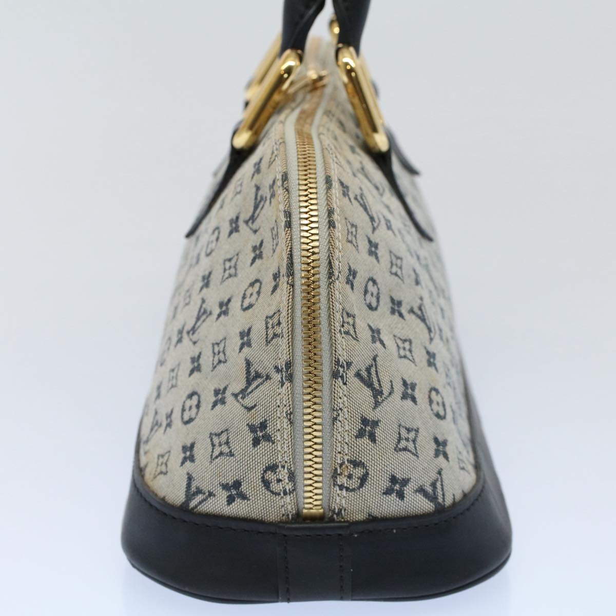 LOUIS VUITTON Monogram Mini Alma Ron Hand Bag Blue M92205 LV ep1952