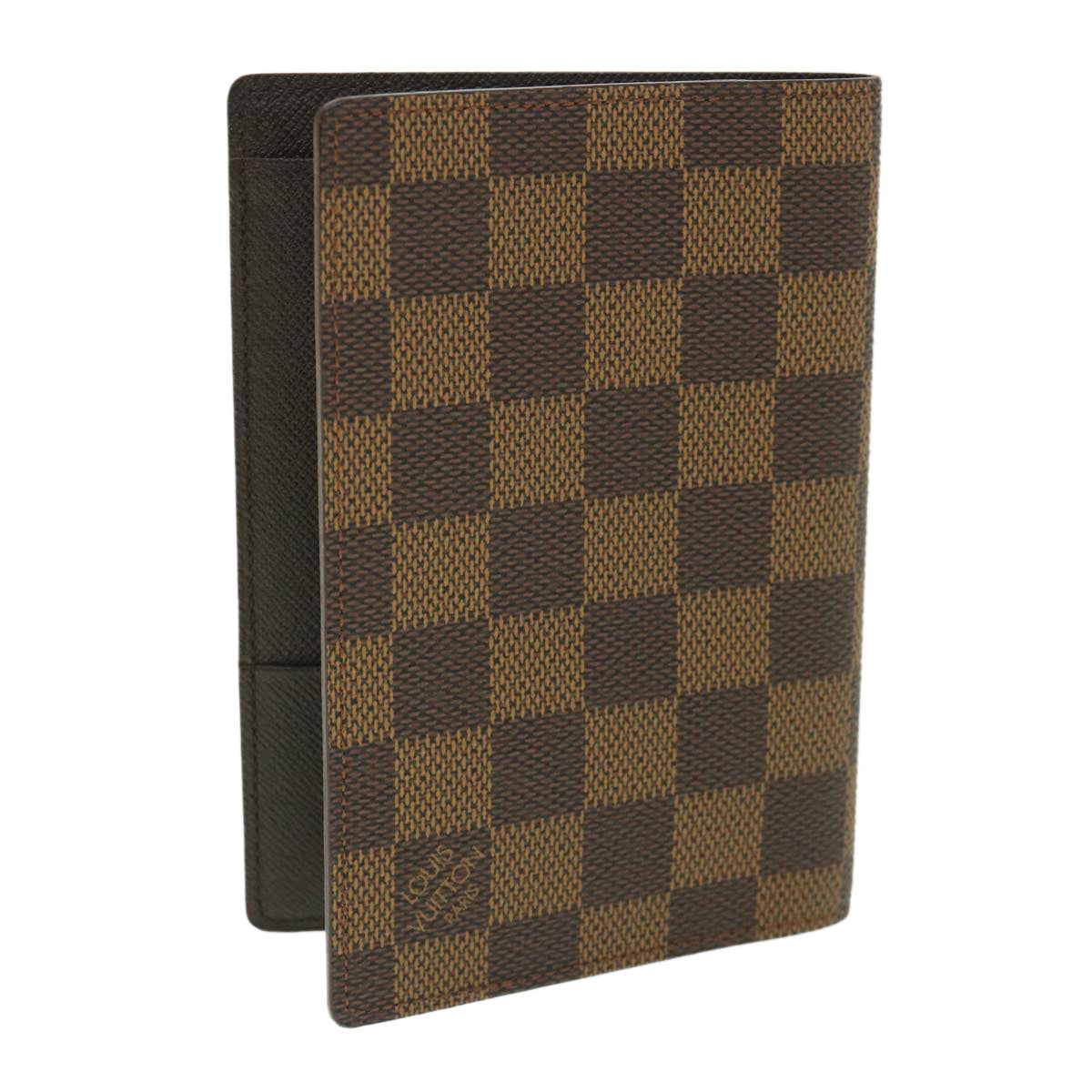 LOUIS VUITTON Damier Ebene Couverture Passport Case N60189 LV ep1973