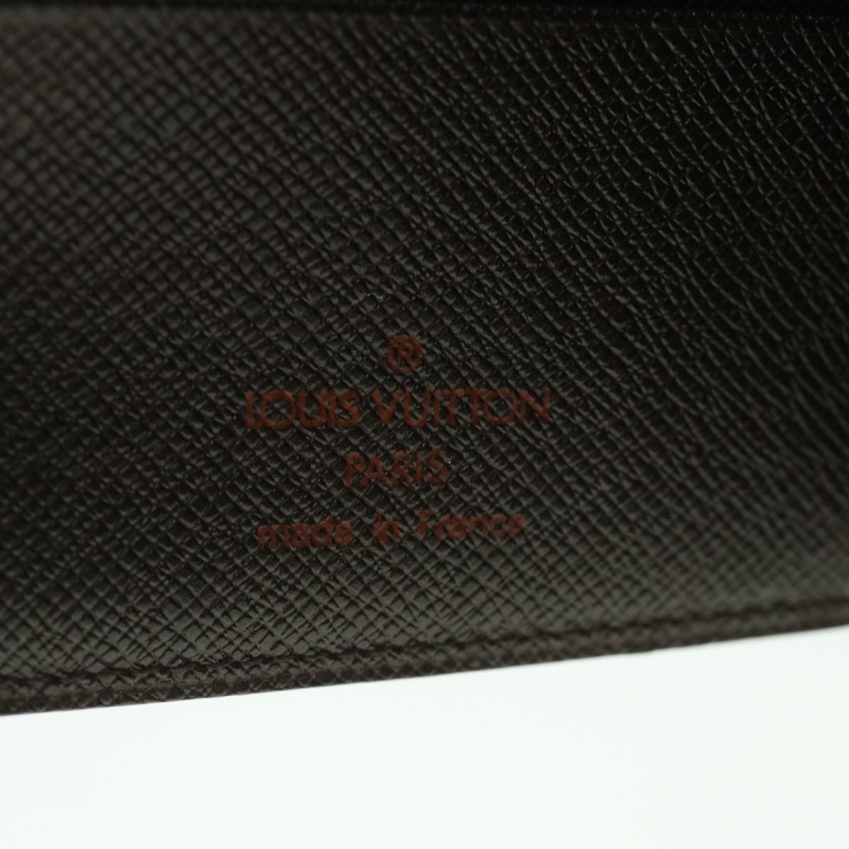 LOUIS VUITTON Damier Ebene Couverture Passport Case N60189 LV ep1973