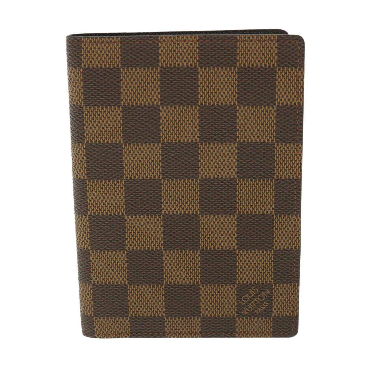 LOUIS VUITTON Damier Ebene Couverture Passport Case N60189 LV ep1973