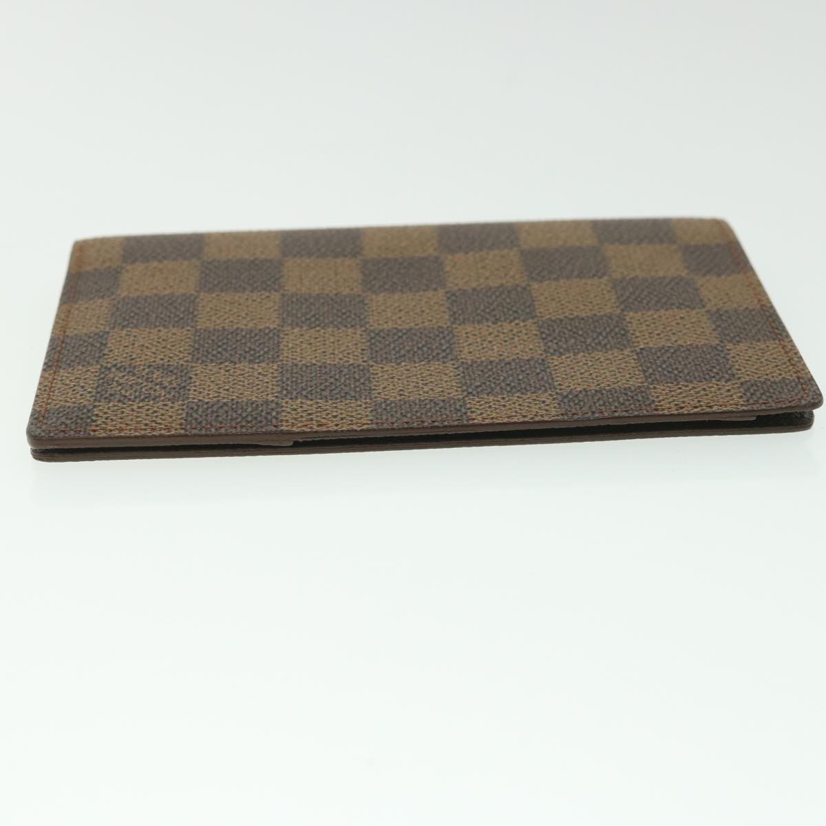LOUIS VUITTON Damier Ebene Couverture Passport Case N60189 LV ep1973