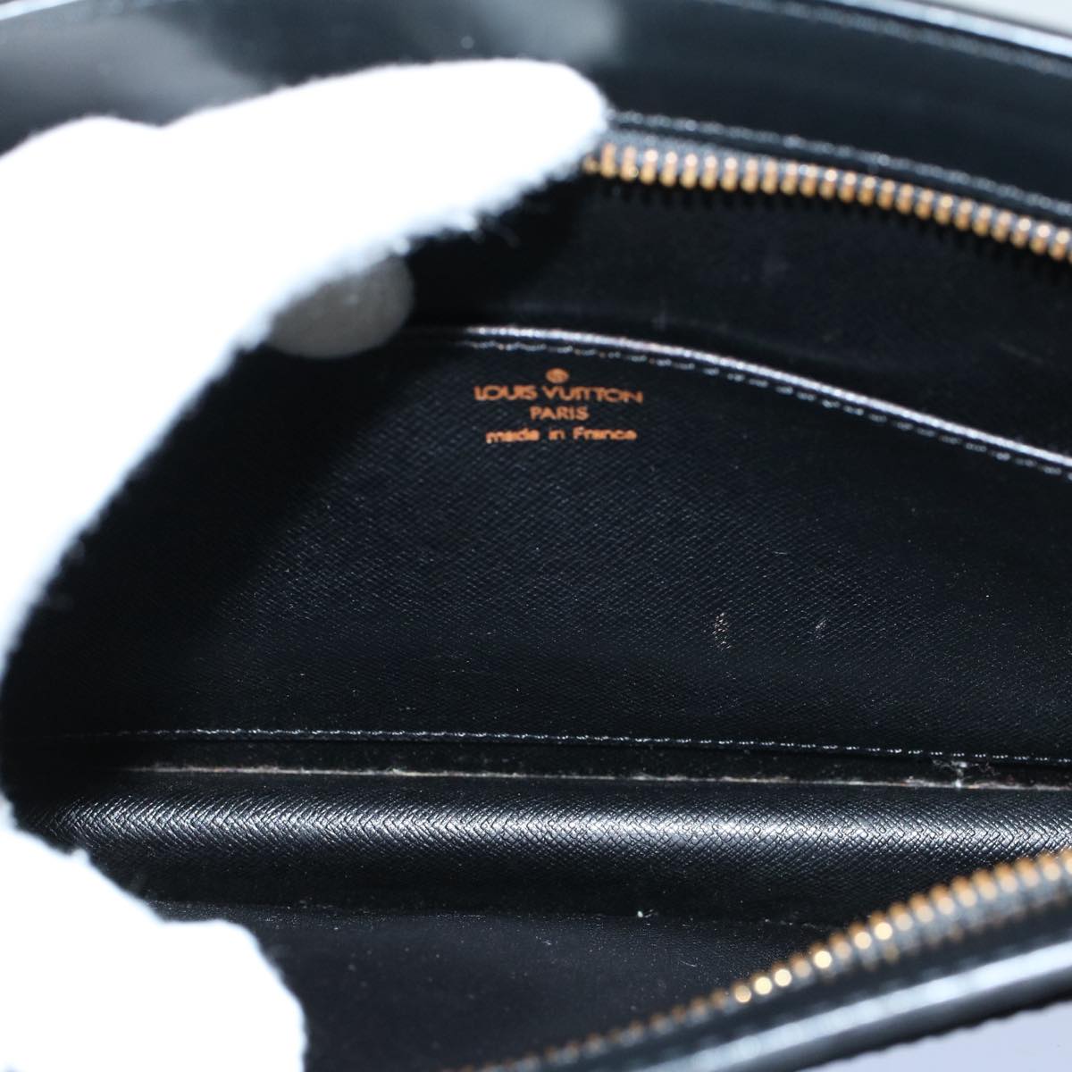LOUIS VUITTON Epi Pochette Homme Clutch Bag Black M52522 LV ep1986