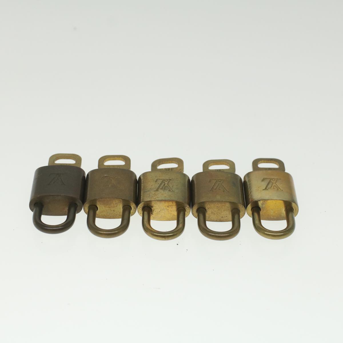 LOUIS VUITTON Padlock 10set Gold Tone LV ep1987