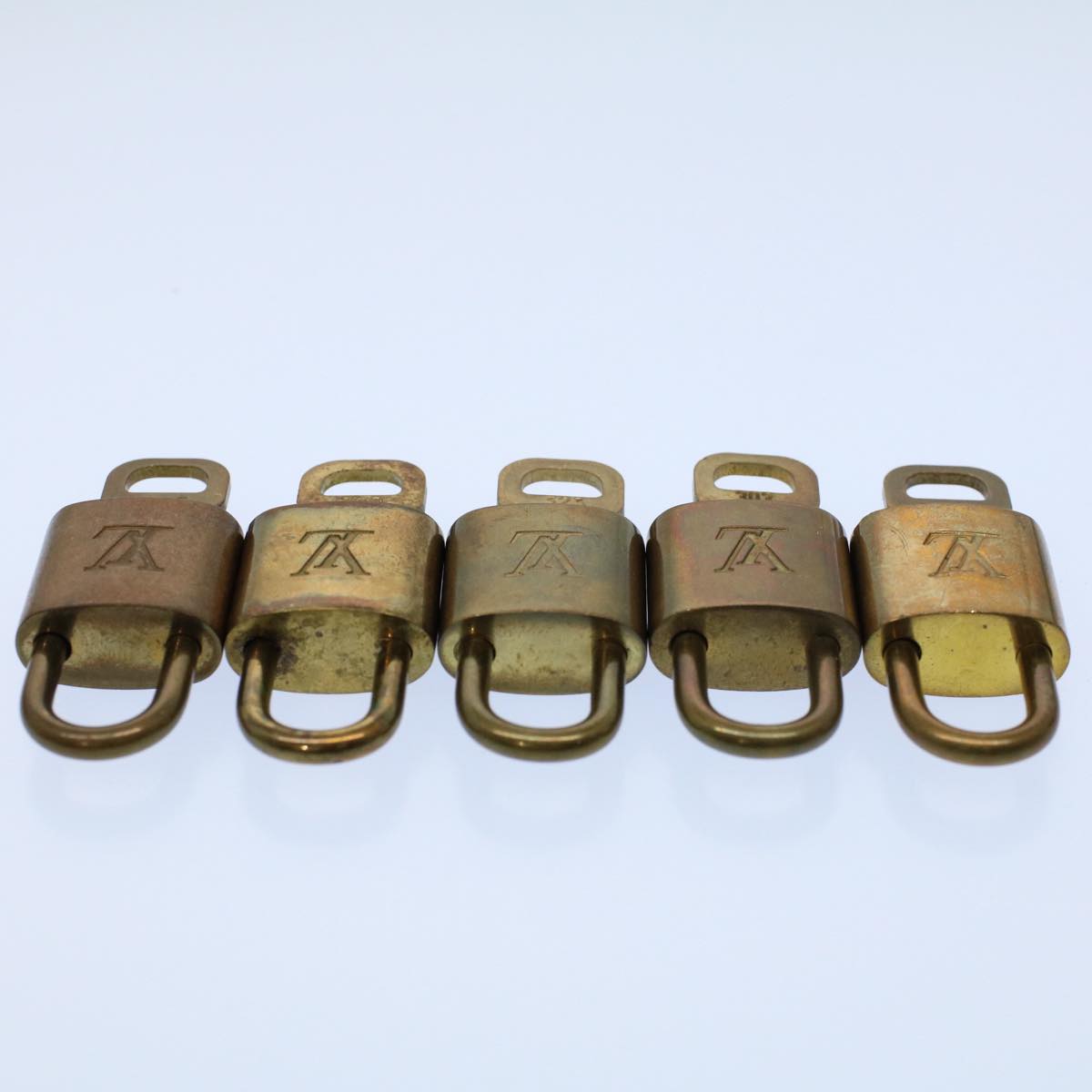 LOUIS VUITTON Padlock 10set Gold Tone LV ep1988