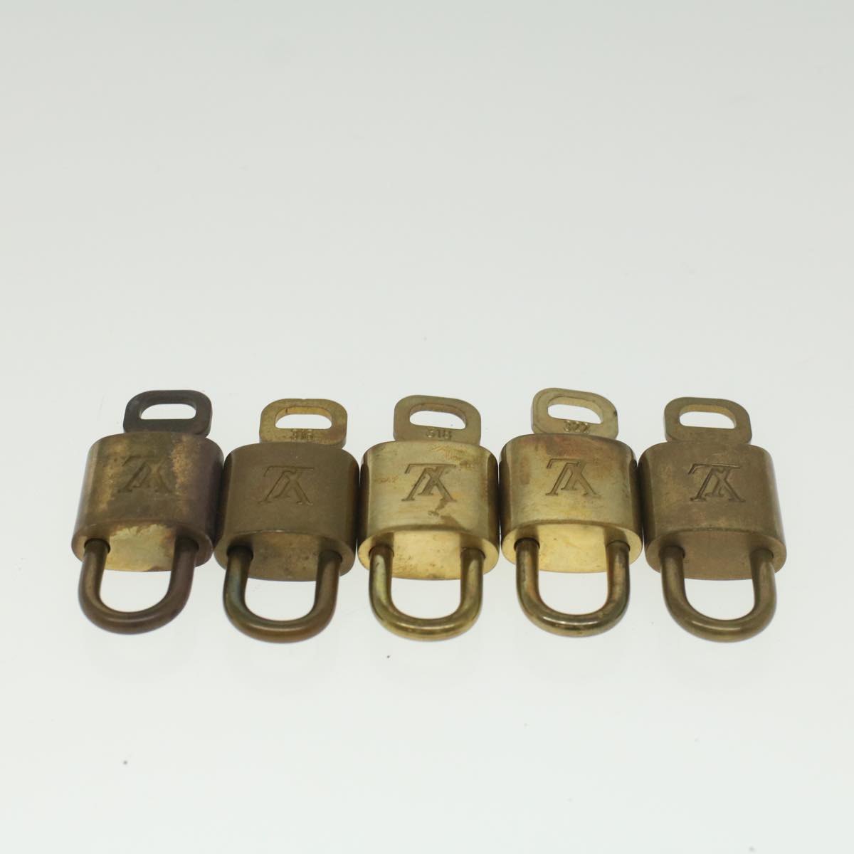 LOUIS VUITTON Padlock 10set Gold Tone LV ep1992