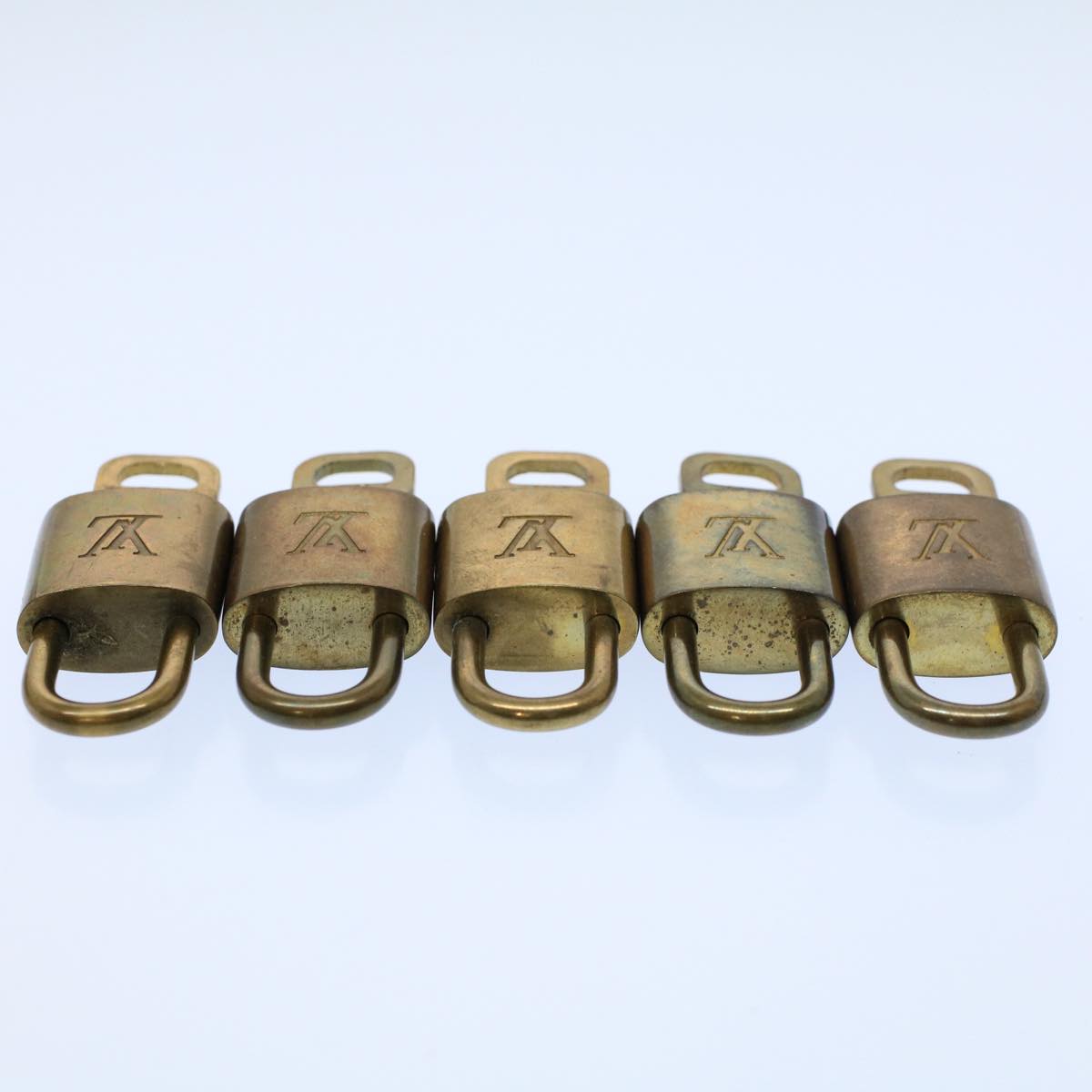 LOUIS VUITTON Padlock 10set Gold Tone LV ep1993