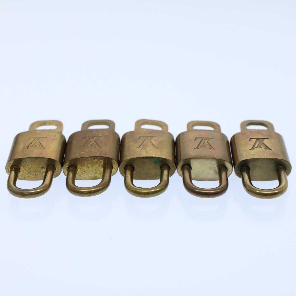 LOUIS VUITTON Padlock 10set Gold Tone LV ep1995