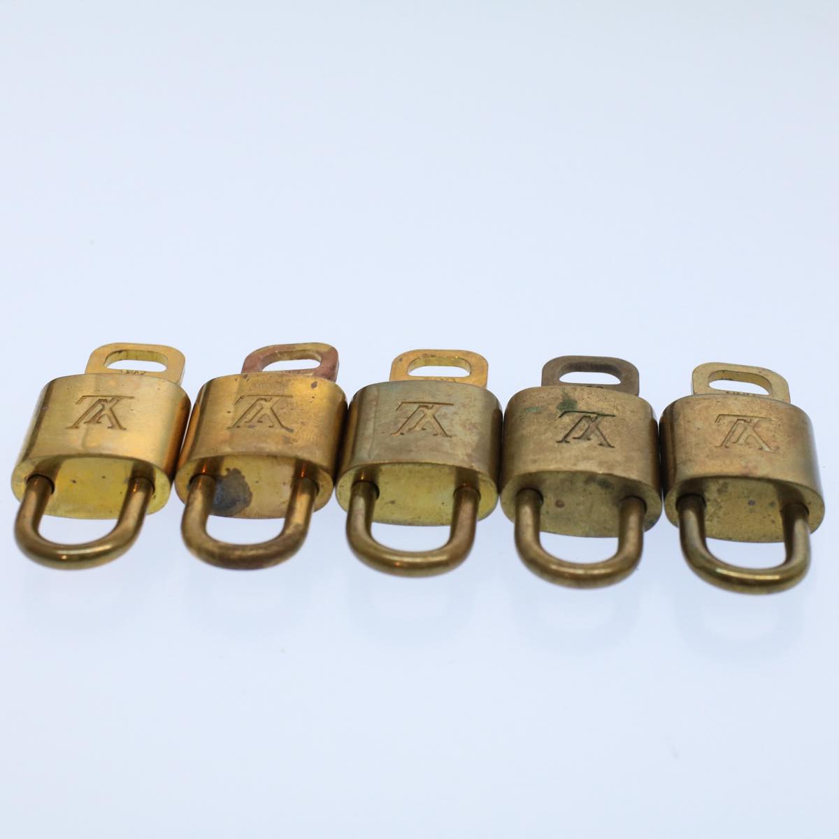 LOUIS VUITTON Padlock 10set Gold Tone LV ep2000