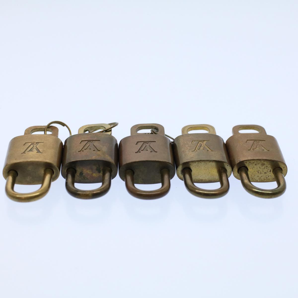 LOUIS VUITTON Padlock 10set Gold Tone LV ep2001