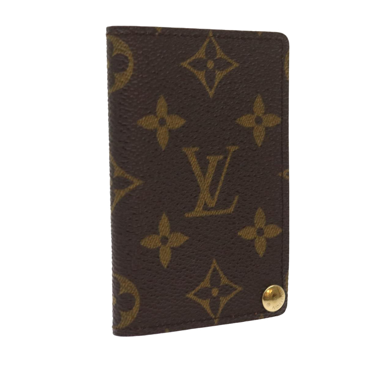 LOUIS VUITTON Monogram Porte Cartes Credit Pression Card Case M60937 ep2028