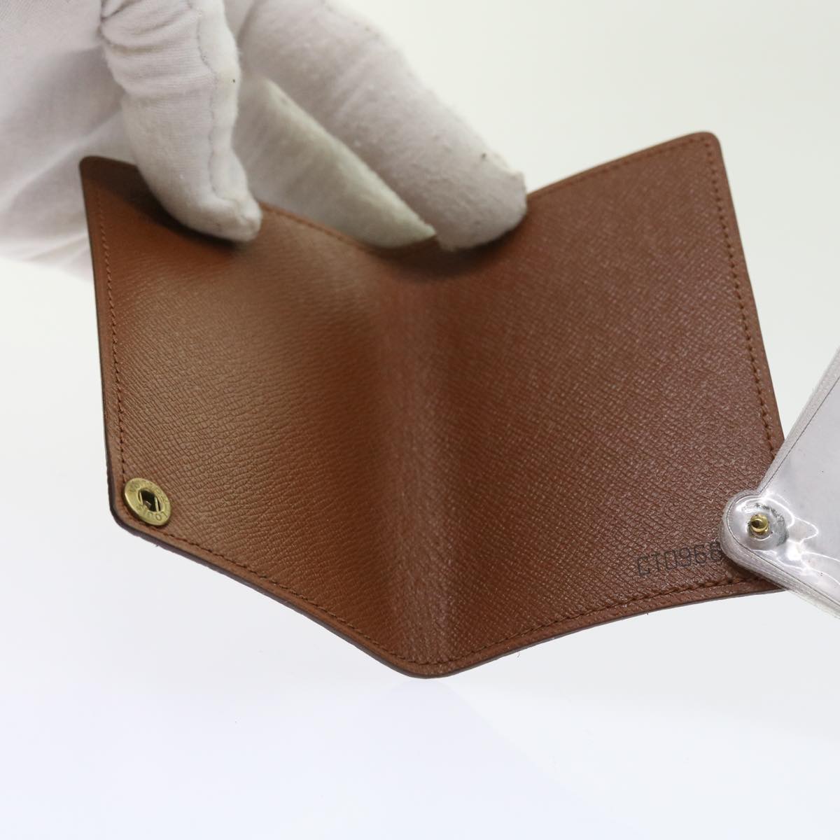 LOUIS VUITTON Monogram Porte Cartes Credit Pression Card Case M60937 ep2028