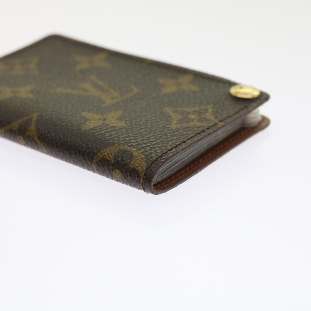 LOUIS VUITTON Monogram Porte Cartes Credit Pression Card Case M60937 ep2028