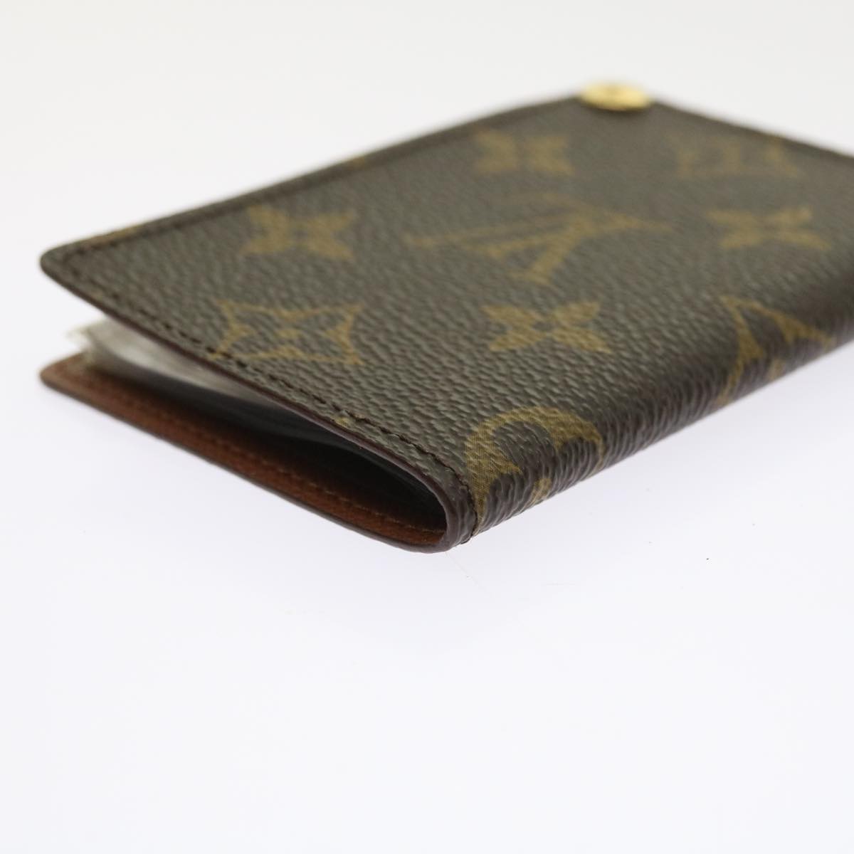 LOUIS VUITTON Monogram Porte Cartes Credit Pression Card Case M60937 ep2028