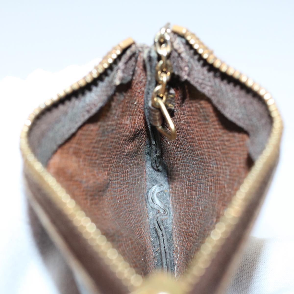 LOUIS VUITTON Monogram Pochette Cles Coin Purse M62650 LV ep2031